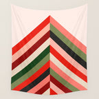 Chevron Christmas tree Wall Tapestry Gallery Image 4