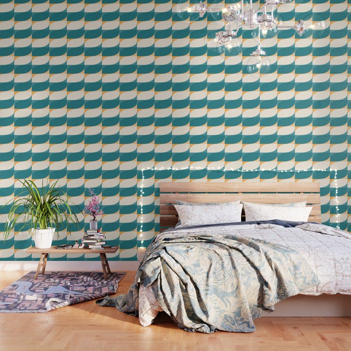 Almond Shapes Pattern IV Wallpaper Gallery Image 3