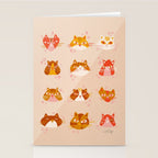 Cat Faces Collection - Retro Stationery Card Gallery Image 2