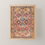 Esfahan Central Persian Rug Print Mini Art Print Gallery Image 1