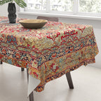 Esfahan Central Persian Rug Print Tablecloth Gallery Image 3
