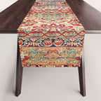 Esfahan Central Persian Rug Print Table Runner Gallery Image 1