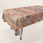 Esfahan Central Persian Rug Print Tablecloth Gallery Image 1