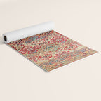 Esfahan Central Persian Rug Print Yoga Mat Gallery Image 2