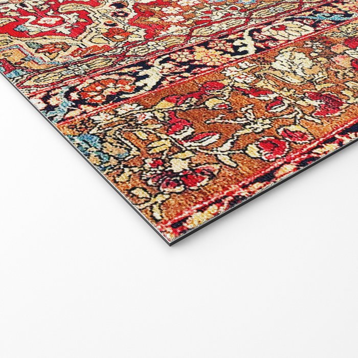Esfahan Central Persian Rug Print Welcome Mat Gallery Image 2
