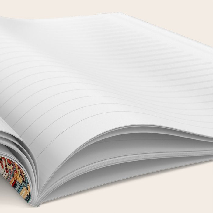 Esfahan Central Persian Rug Print Notebook Gallery Image 2