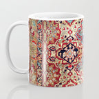 Esfahan Central Persian Rug Print Coffee Mug Gallery Image 3