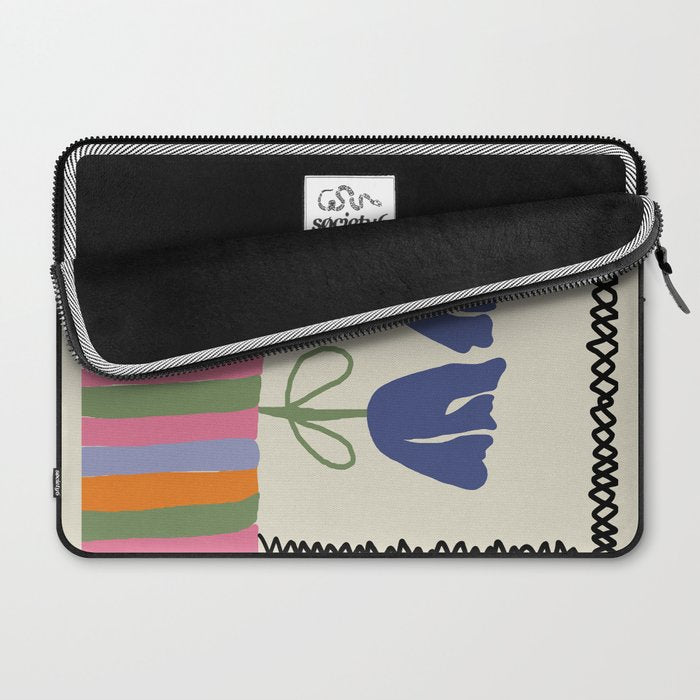 Happy two blooming  Laptop Sleeve Gallery Image 2