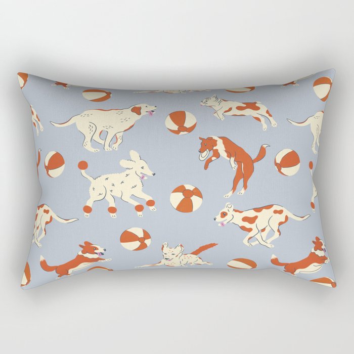 Dog Days Rectangular Pillow Gallery Image 1