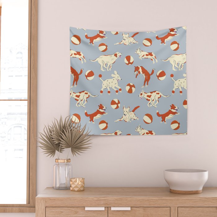 Dog Days Wall Tapestry Gallery Image 2