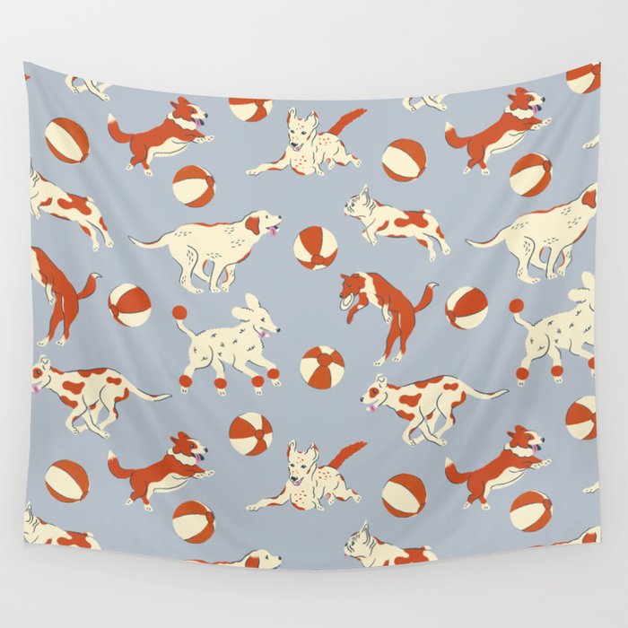 Dog Days Wall Tapestry Gallery Image 1