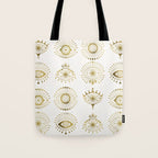 Evil Eyes - Gold Palette Tote Bag Gallery Image 1