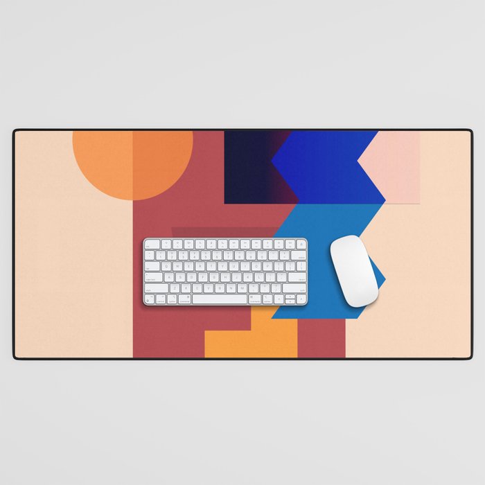 Geometric Shapes 20 Desk Mat Gallery Image 1