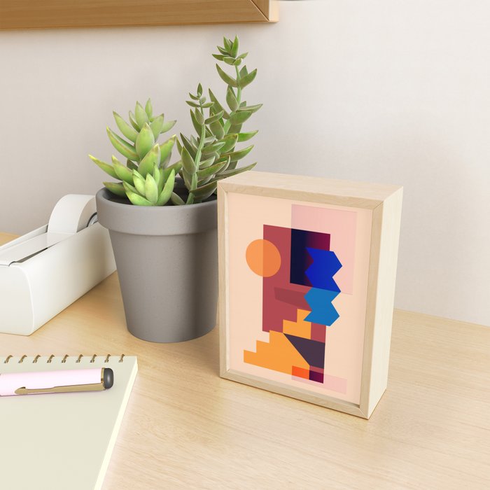 Geometric Shapes 20 Mini Art Print Gallery Image 2