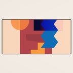 Geometric Shapes 20 Desk Mat Gallery Image 3