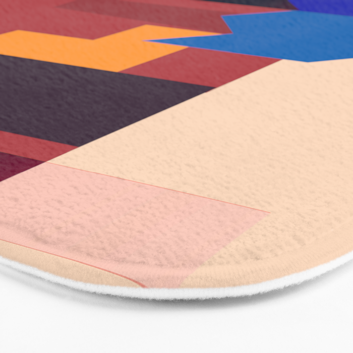 Geometric Shapes 20 Bath Mat Gallery Image 3