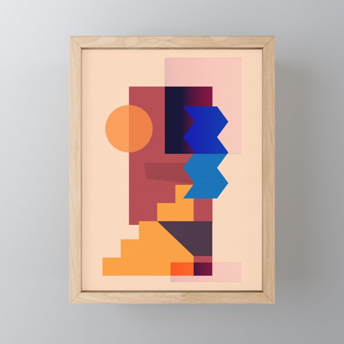 Geometric Shapes 20 Mini Art Print Gallery Image 1