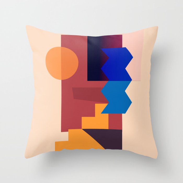 Geometric Shapes 20 Throw Pillow Gallery Image 6