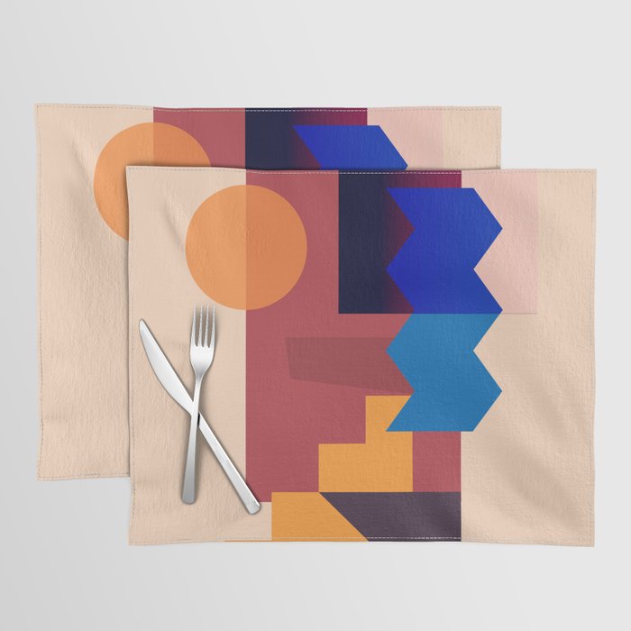 Geometric Shapes 20 Placemat Gallery Image 1