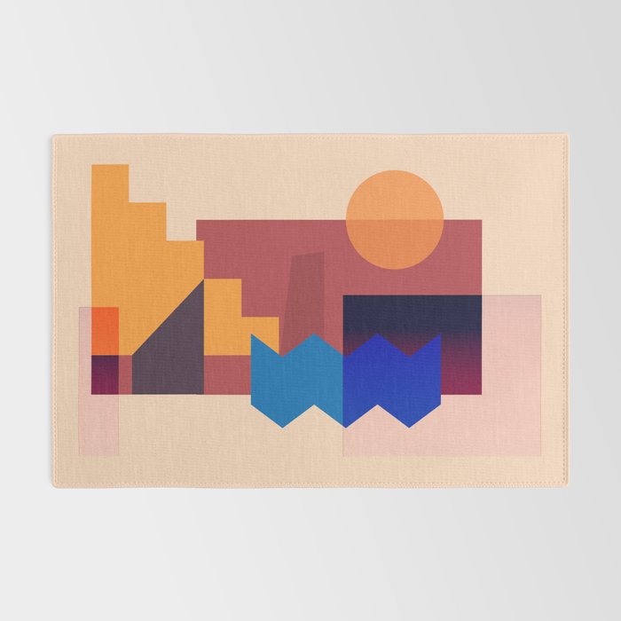 Geometric Shapes 20 Rug Gallery Image 2