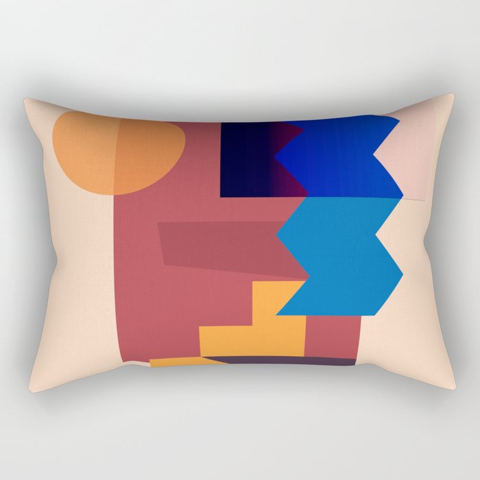 Geometric Shapes 20 Rectangular Pillow Gallery Image 2