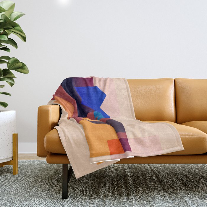 Geometric Shapes 20 Throw Blanket Gallery Image 1