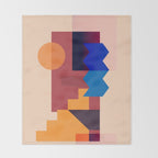 Geometric Shapes 20 Throw Blanket Gallery Image 2