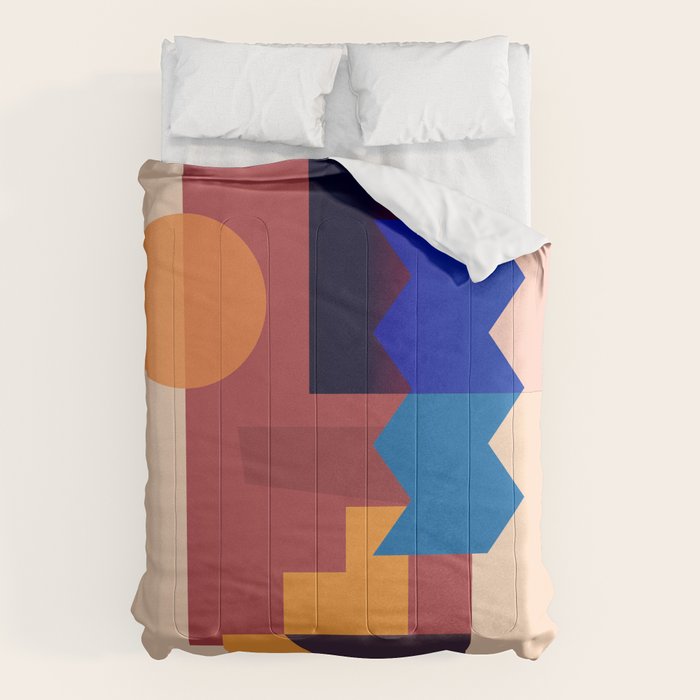 Geometric Shapes 20 Comforter Gallery Image 1