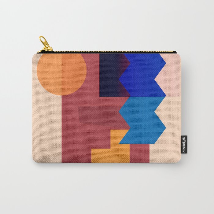 Geometric Shapes 20 Carry All Pouch Gallery Image 1