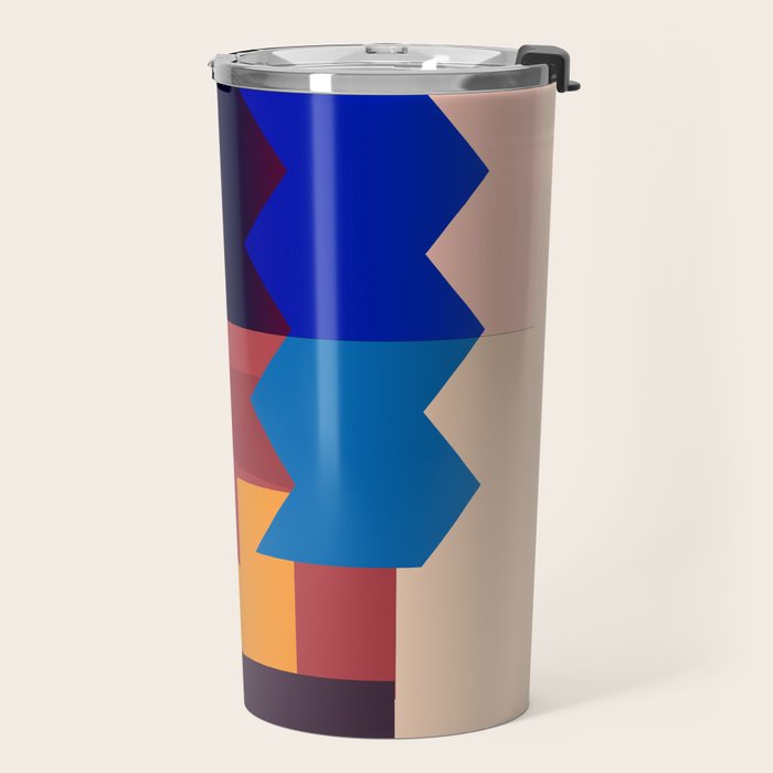 Geometric Shapes 20 Travel Mug Gallery Image 2