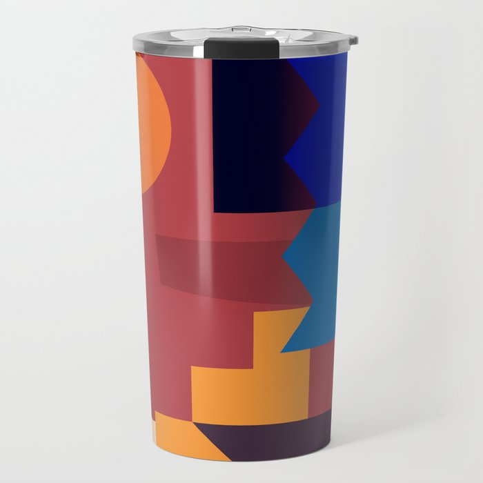 Geometric Shapes 20 Travel Mug Gallery Image 1