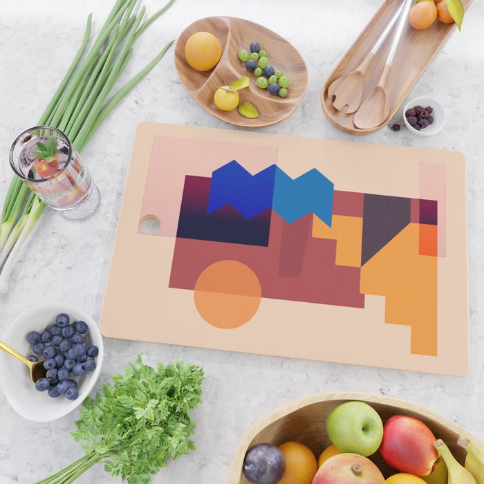 Geometric Shapes 20 Cutting Board Gallery Image 2