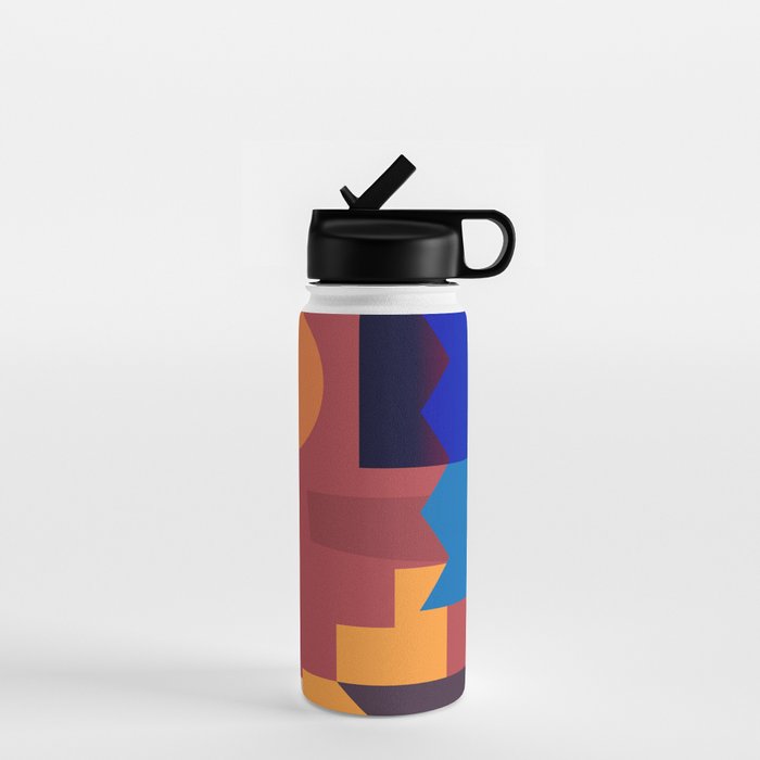 Geometric Shapes 20 Water Bottle Gallery Image 1