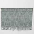 Waves (Linen Green) Wall Hanging Gallery Image 1