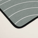 Waves (Linen Green) Desk Mat Gallery Image 4