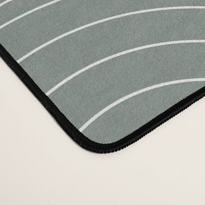 Waves (Linen Green) Desk Mat Gallery Image 4