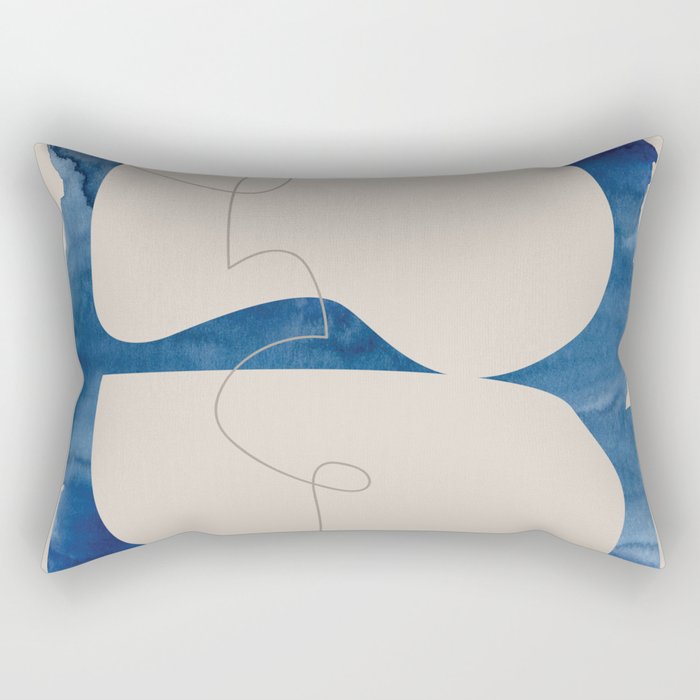 Blue Monday 02 Rectangular Pillow Gallery Image 2