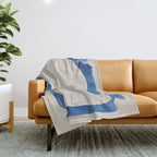 Blue Monday 02 Throw Blanket Gallery Image 1
