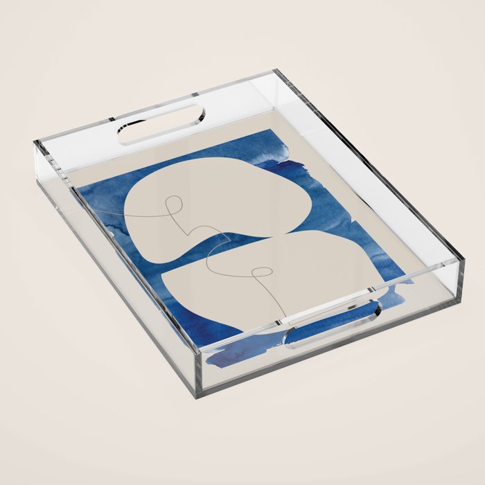 Blue Monday 02 Acrylic Tray Gallery Image 1