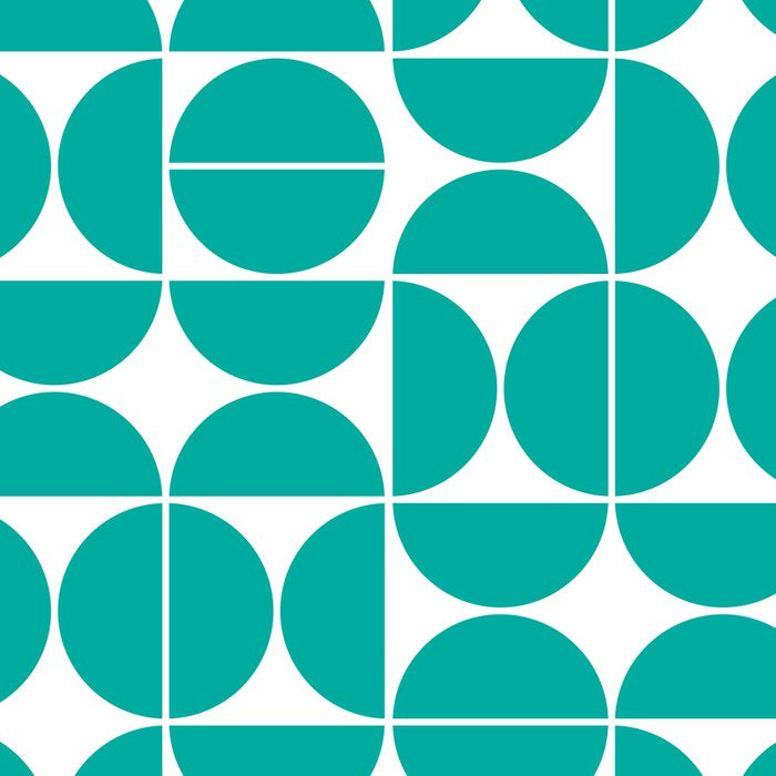 Mid Century Modern Geometric 04 Turquoise Coffee Mug Gallery Image 2