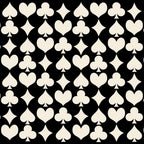 Card Suit Motifs I Black and White Coffee Mug Gallery Image 2
