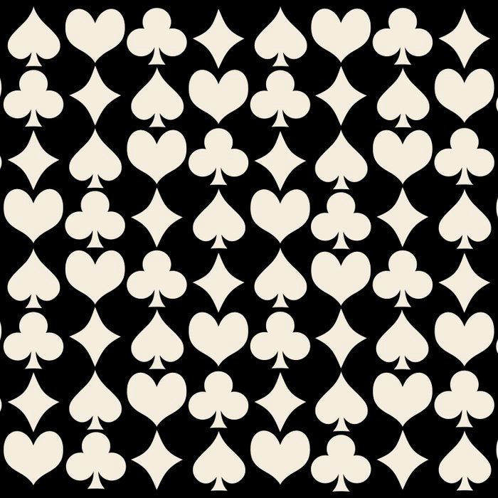 Card Suit Motifs I Black and White Coffee Mug Gallery Image 2