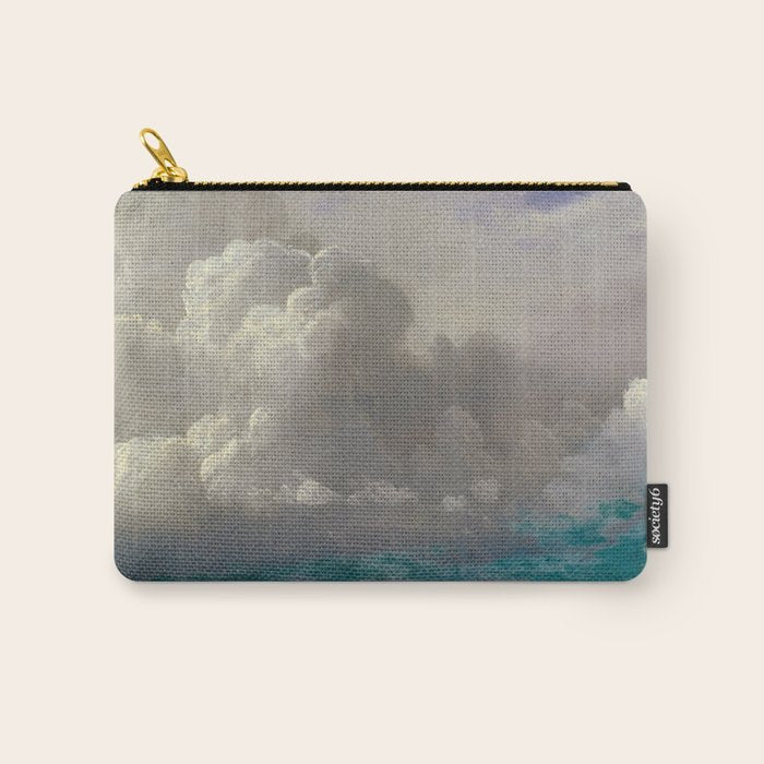 Albert Bierstadt Storm Clouds 1880 Carry All Pouch Gallery Image 1