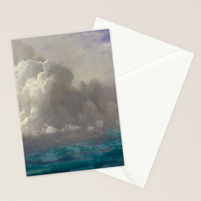 Albert Bierstadt Storm Clouds 1880 Stationery Card Gallery Image 2