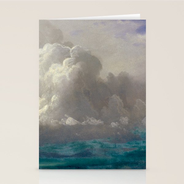 Albert Bierstadt Storm Clouds 1880 Stationery Card Gallery Image 1