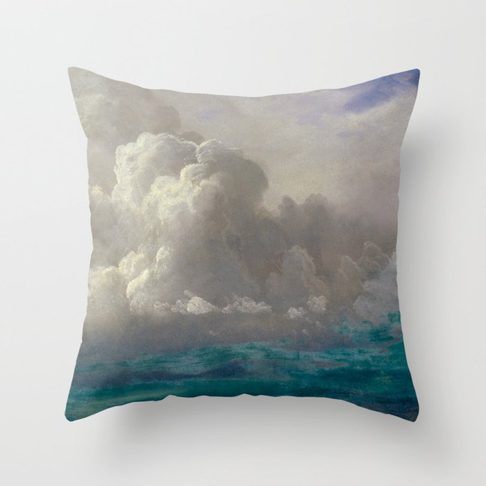Albert Bierstadt Storm Clouds 1880 Throw Pillow Gallery Image 6