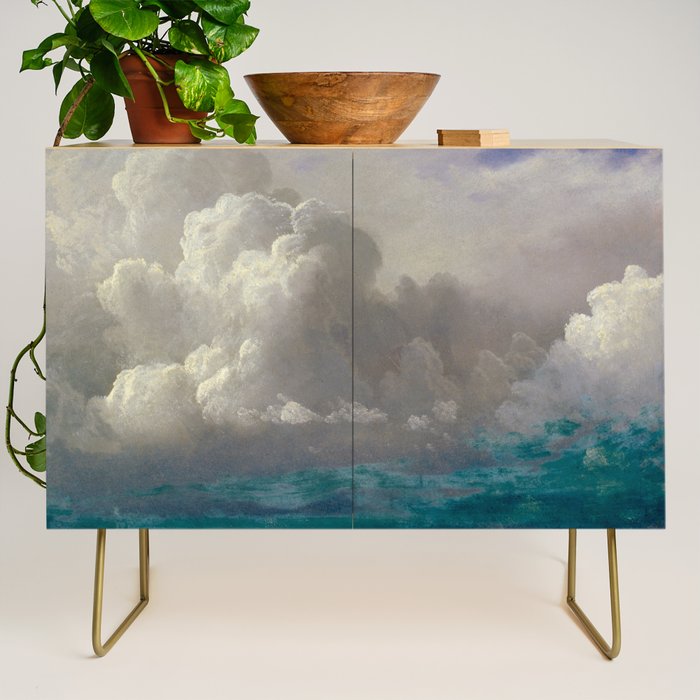 Albert Bierstadt Storm Clouds 1880 Credenza Gallery Image 1