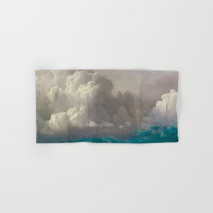 Albert Bierstadt Storm Clouds 1880 Bath Towel Gallery Image 1