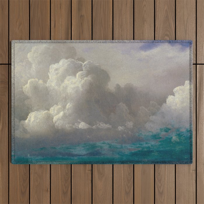 Albert Bierstadt Storm Clouds 1880 Outdoor Rug Gallery Image 1