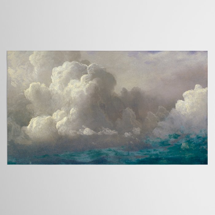 Albert Bierstadt Storm Clouds 1880 Tablecloth Gallery Image 2